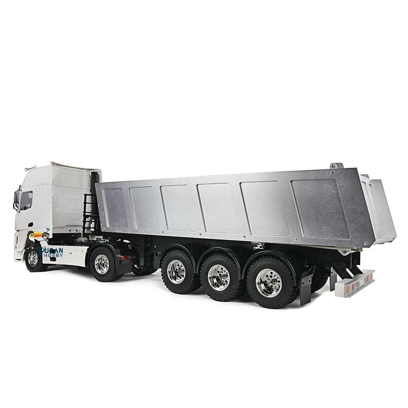 TOUCAN 2Axles 1/14 RC Tractor Truck Dump Tipper Trailer Remote Control Car Construction Vehicle Toy for Adults THZH0371 5