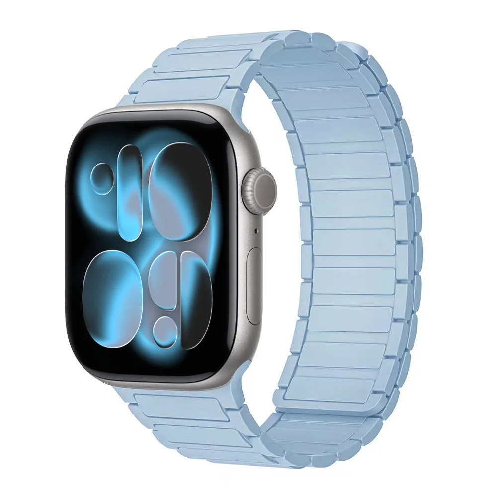 Magnetic Link Bracelet for Apple Watch - Elegant and Secure Strap