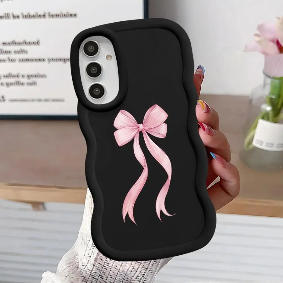 Fashion Pink Bow Soft Phone Cover Case