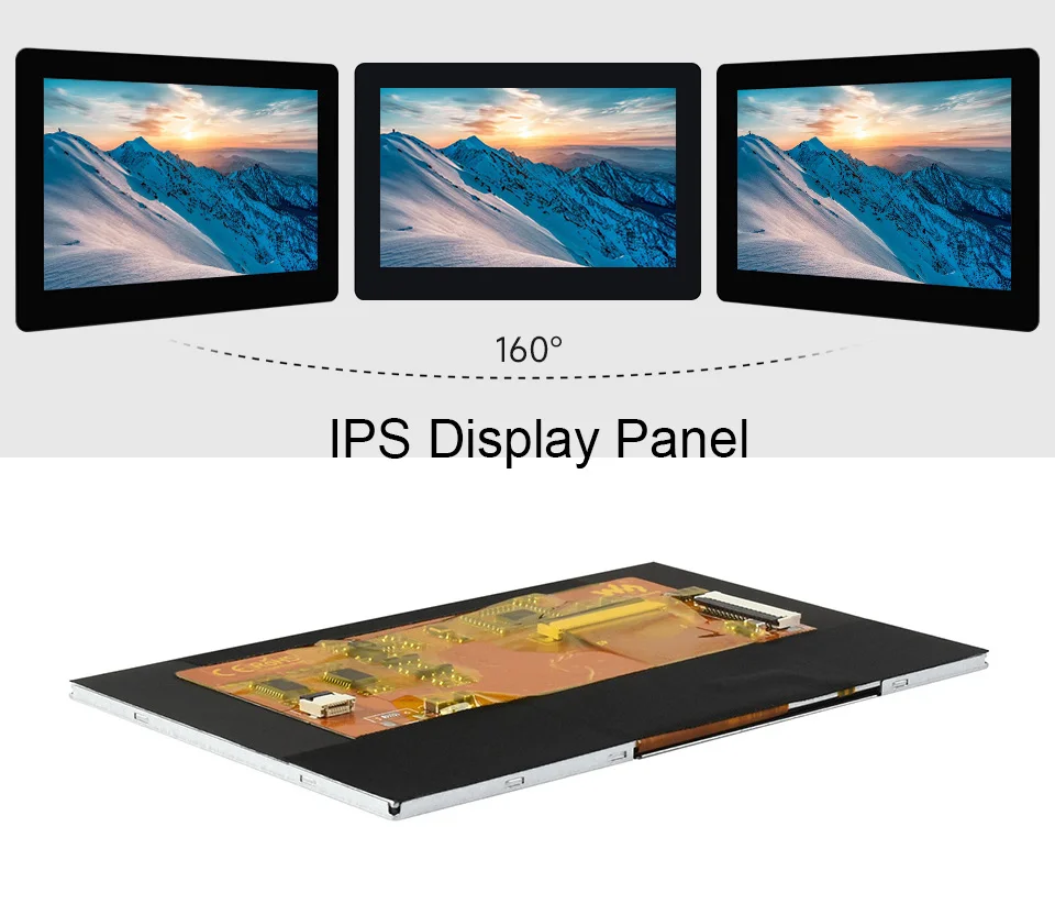 Waveshare-800  480 5 ġ DSI LCD ,   5 Ʈ  ġũ IPS ÷ г