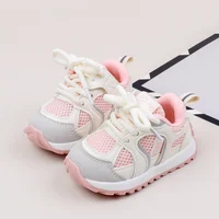 Baby Boys Girls Spring and Summer Mesh Single Shoes New Soft Bottom Non-slip Walking Shoes 1-2 Years Old Baby Trend Casual Shoes 2