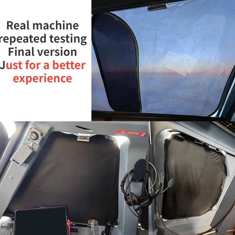 Airbus Cockpit Windows Sunshade Set For Airbus A320 330 319 provides shading, sun blocking, and thermal insulation