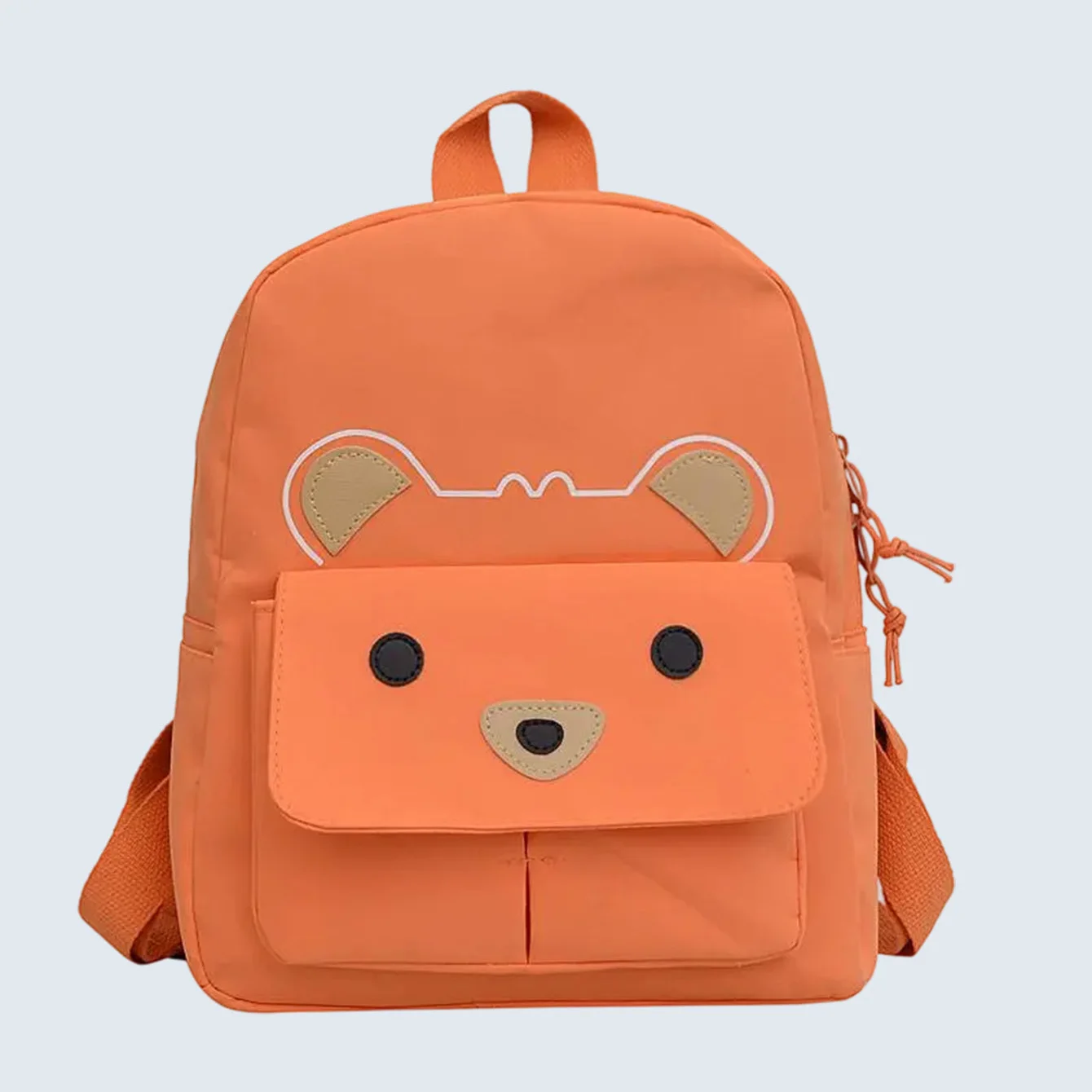 Adorable Bear-Inspired Backpack with Personalized Embroidery and Spacious Interior for Autumn Adventures and Everyday Use