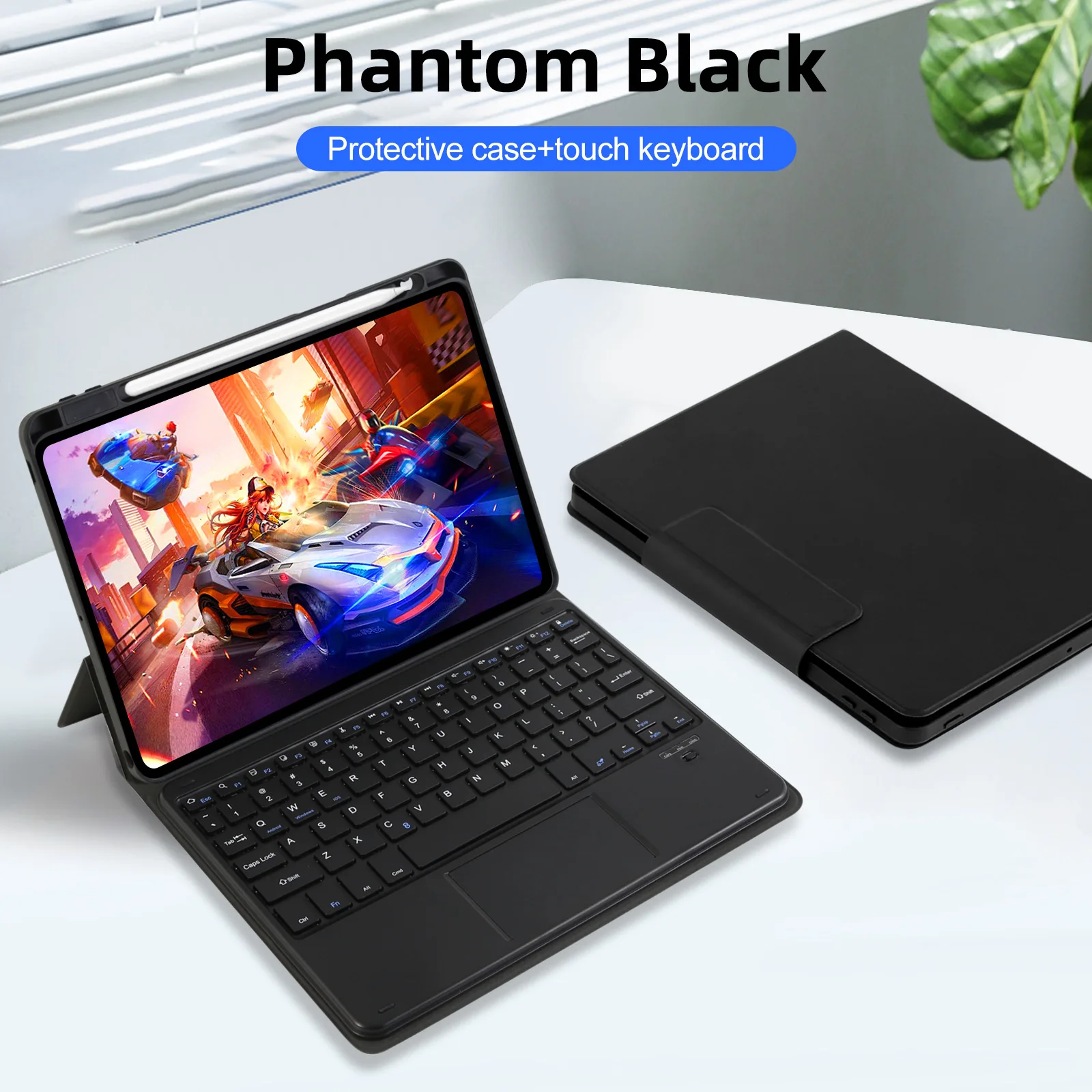 For iPad Air 4 4th 5 5th Air 11 6th 10th Gen Pro 11 Magic Case Keyboard Portuguese Arabic Hebrew Spanish AZERTY German Keyboard