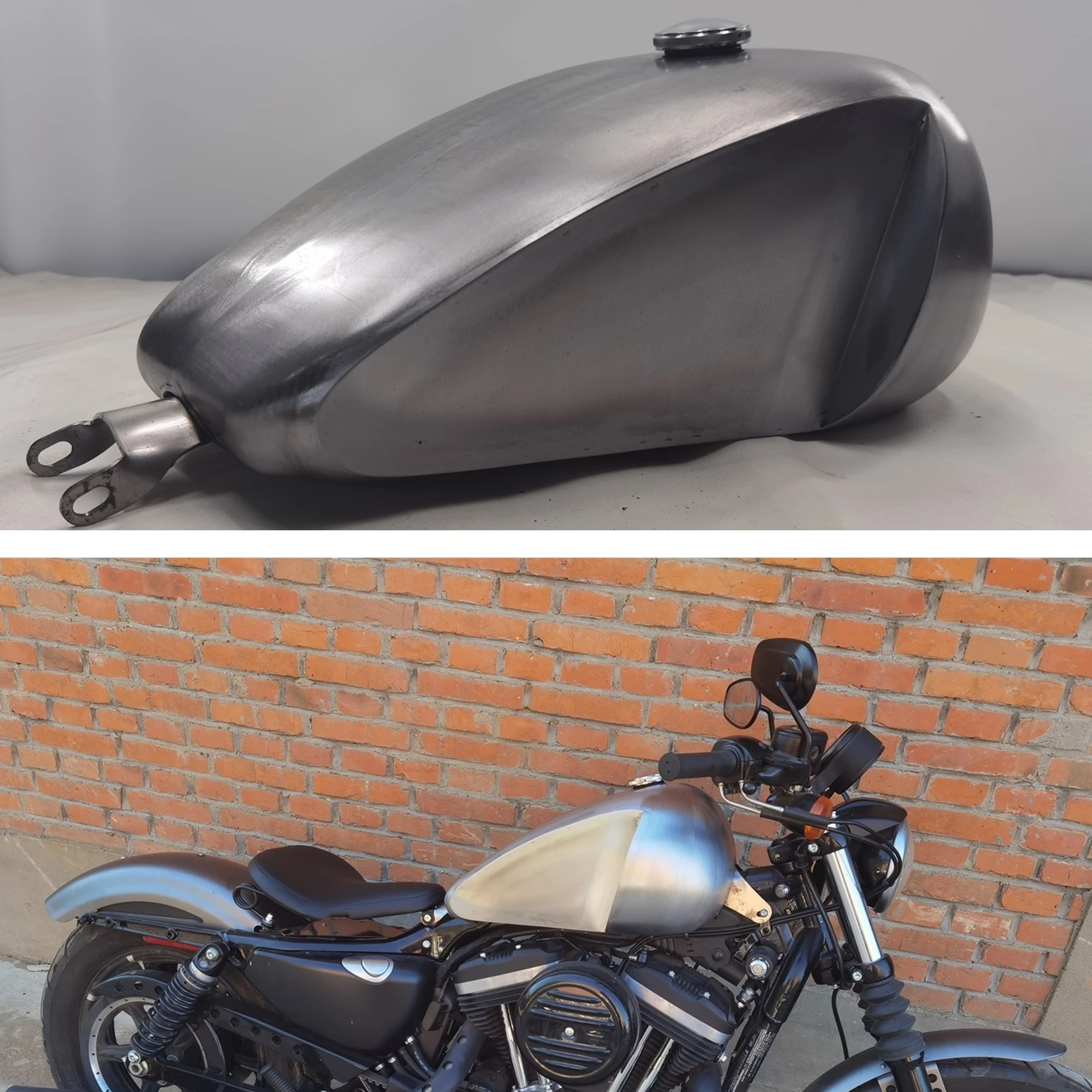 HARLEY-DAVIDSON スポーツスター17ℓタンク 17L Petrol Gas Fuel Tank For Harley-Davidson Sportster XL 883 1200