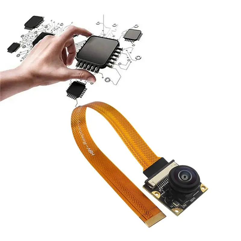 E-Easy To Use-라즈베리 파이 5 카메라용 8MP 카메라 모듈 IMX219 200도 시야각 CSI 인터페이스 카메라