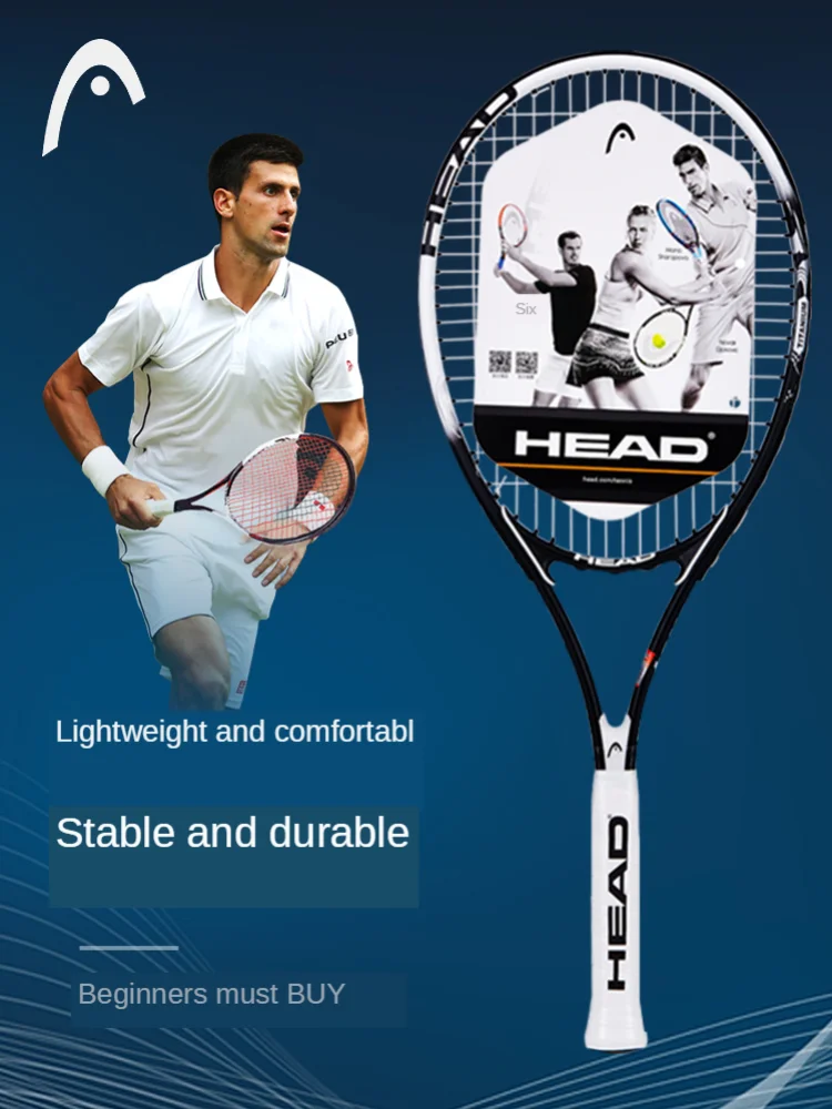 HEAD Tennis Racket for Beginner Single College Student Training Rebound Self-racket Set Tennis Trainer Racquet