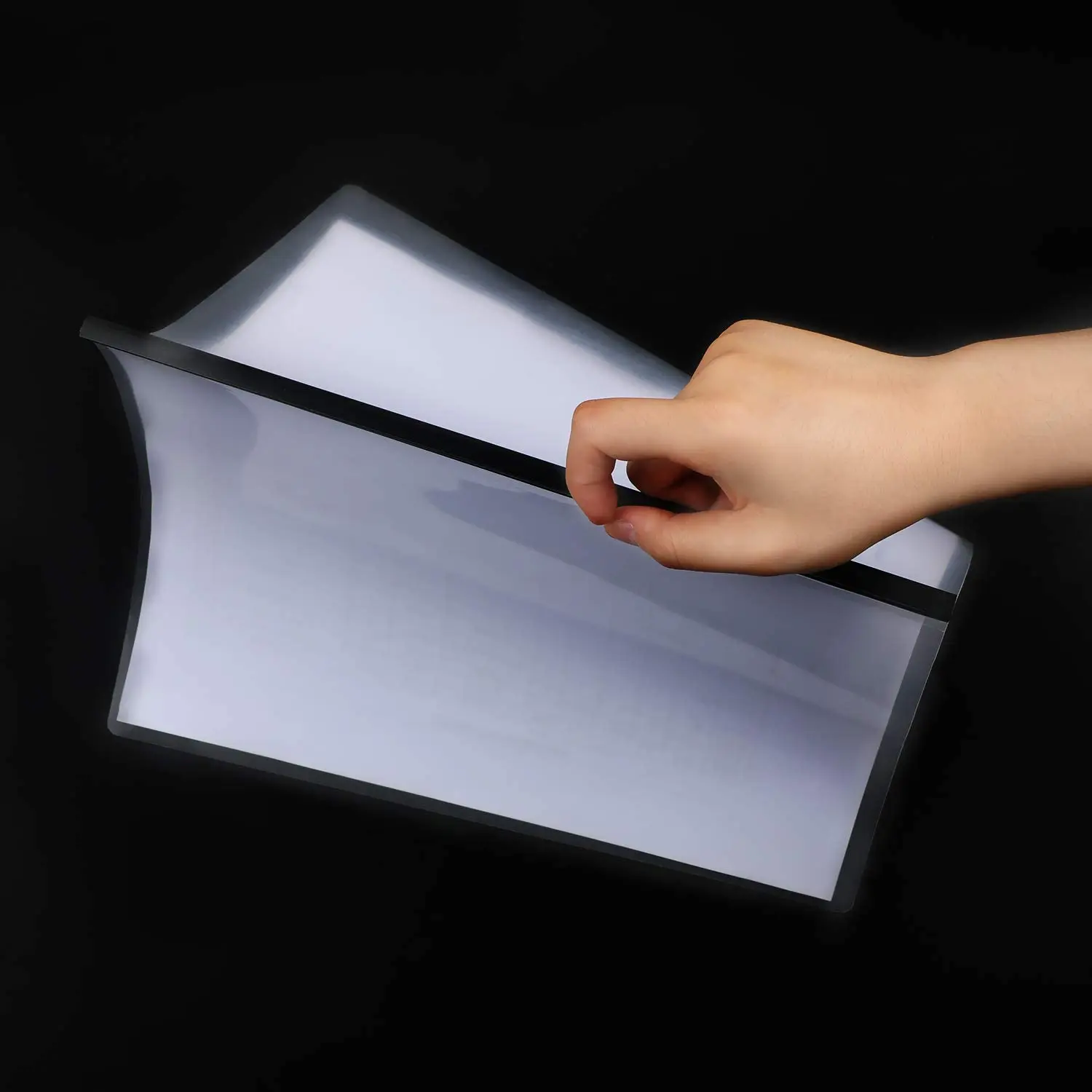 Book Binding Supplies Black Slide Grip Binder Bar For Reports Binding Size A4 Papers-40 Sheets Capacity
