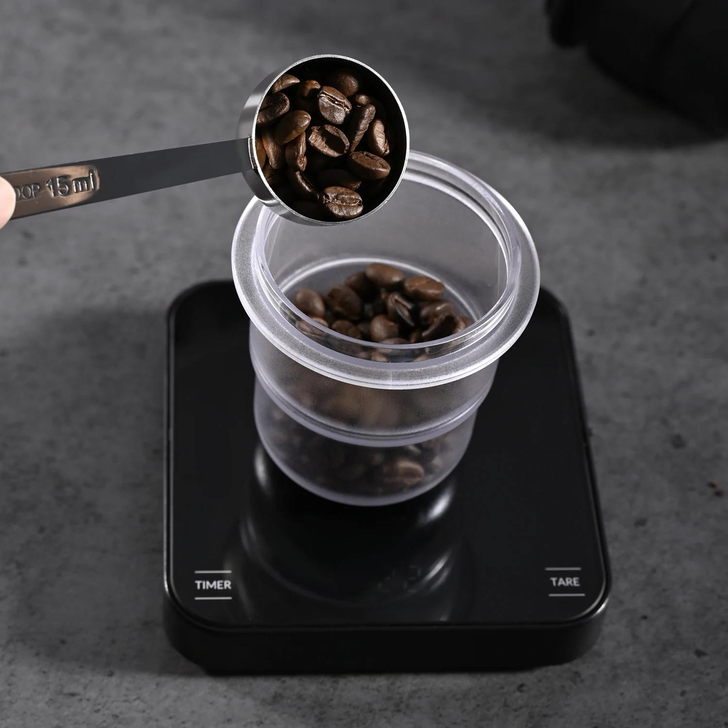 Stackable Reusable Coffee Dosing Cup - Practical & Easy-to-Clean Coffee Tool Accessory