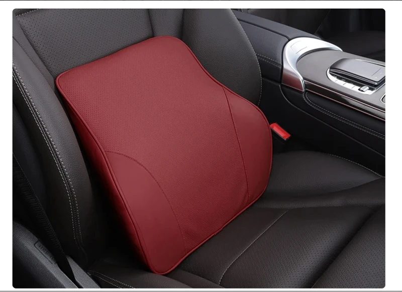 Edle Auto Rest Kopf Unterstützung Kissen Hals Kopfstütze Kissen Auto Atmungsaktive Memory Foam Langsam Rebound Schutz Auto Lenden Kissen – Detail 5