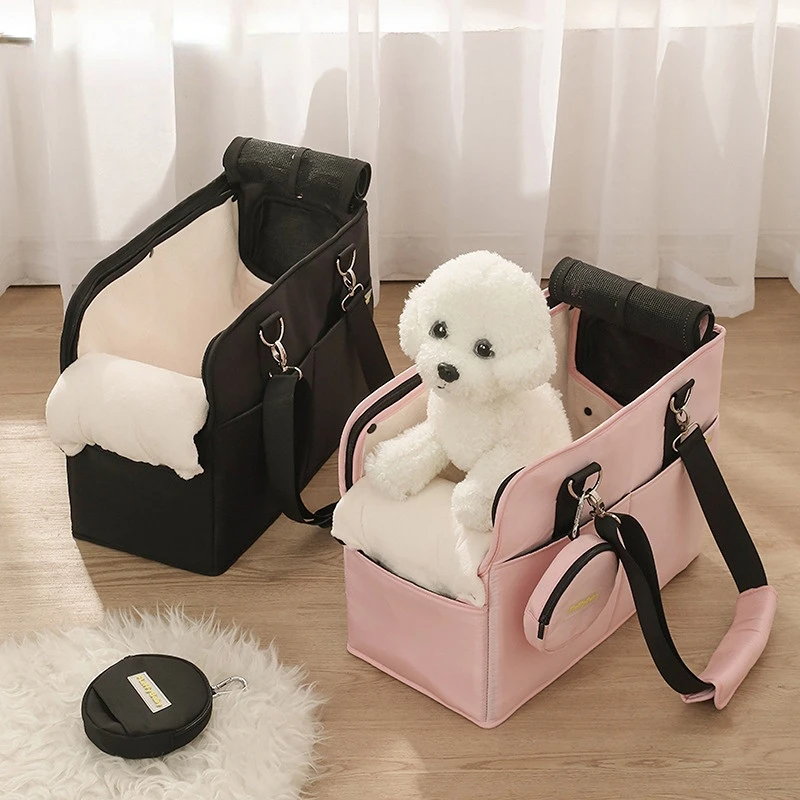 

Korean Fashion Multifunctional Pet Going Out Cat Dog Bag Single Shoulder Cross-body Travel Airline Car Bag Dog Carrier Bag