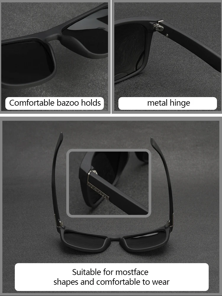 Classic Fashion Polarized Sunglasses Fishing Golf Driver Driving Eyewear Wild Mountaineering And Camping Glasses UV400 6