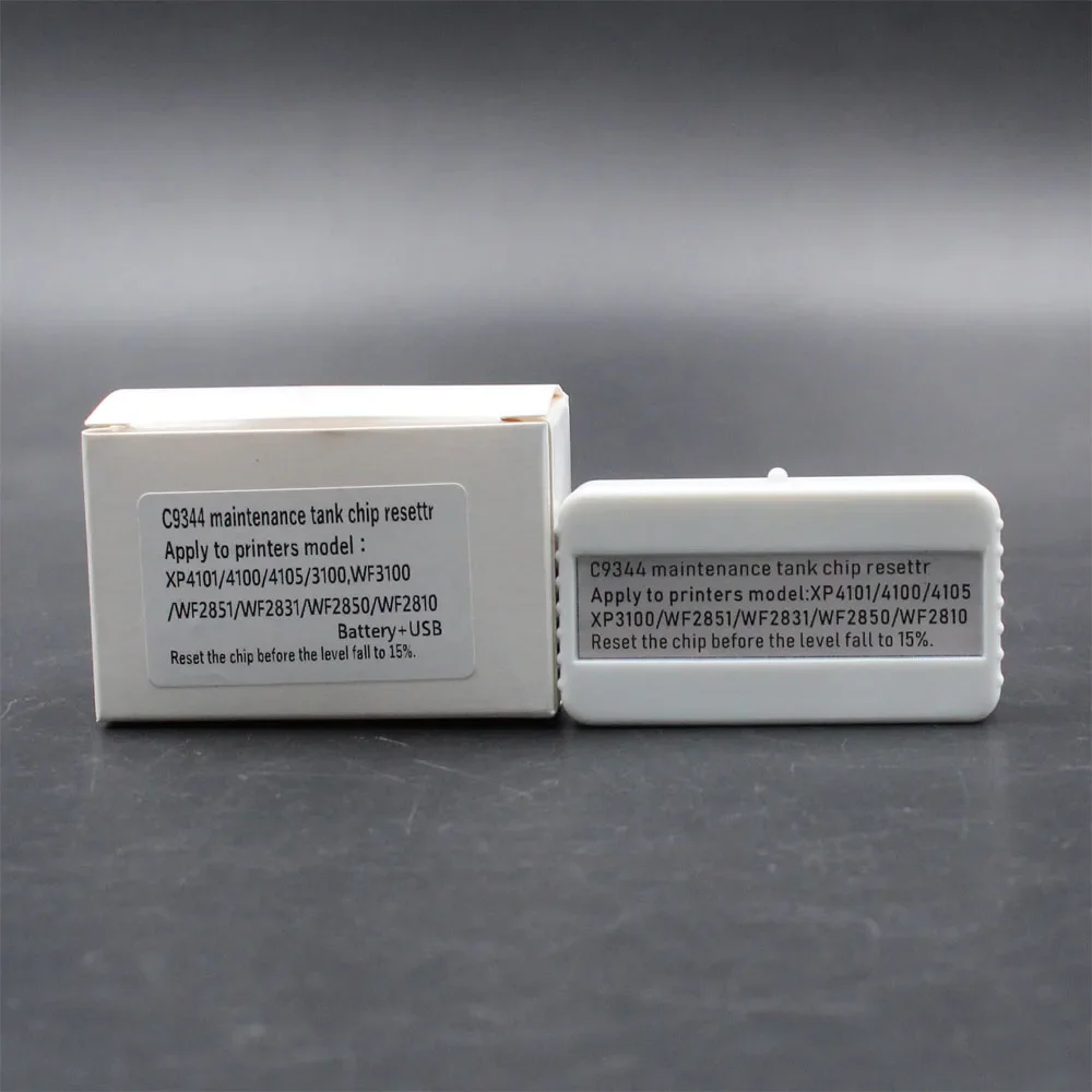 C9344 9344 Resetter Del Chip Della Scatola Di Manutenzione Per Epson Wf-2820 Wf-2840 Wf-2845 Wf-2870 Xp-2150 Xp-2155 Xp-3150 Xp-4150 Xp-4155