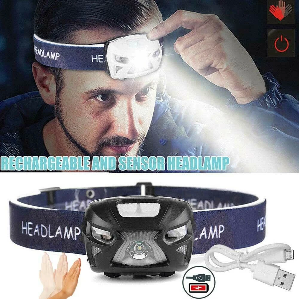 

COB LED Portable Headlight Usb Charging Headlight Outdoor Lighting Ultra Long Range For Fishing Night Running Outdoor Camping