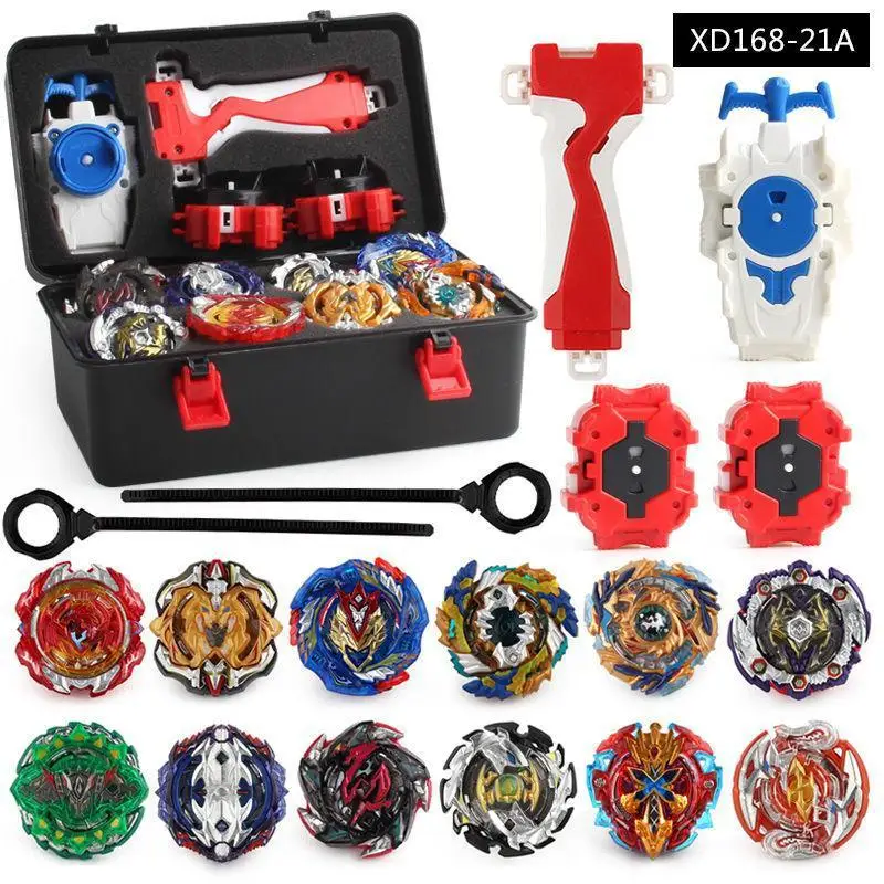 

Takara Tomy BeybLade burst sparks GT toy arena metal fafnir Bey Blade boy Deluxe edition 12PCs gyro storage box combination toy