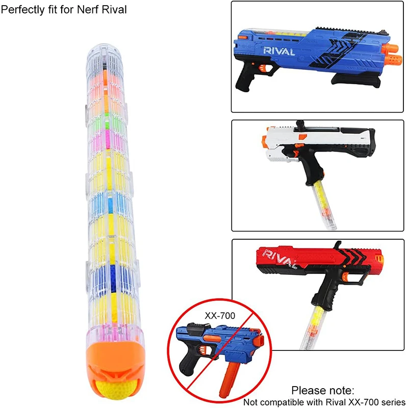 FRENSIT 12-Rund Magazine, 2er-Pack 12-Runde Magazine Bullet Clips für Nerf Rival – Detail 6