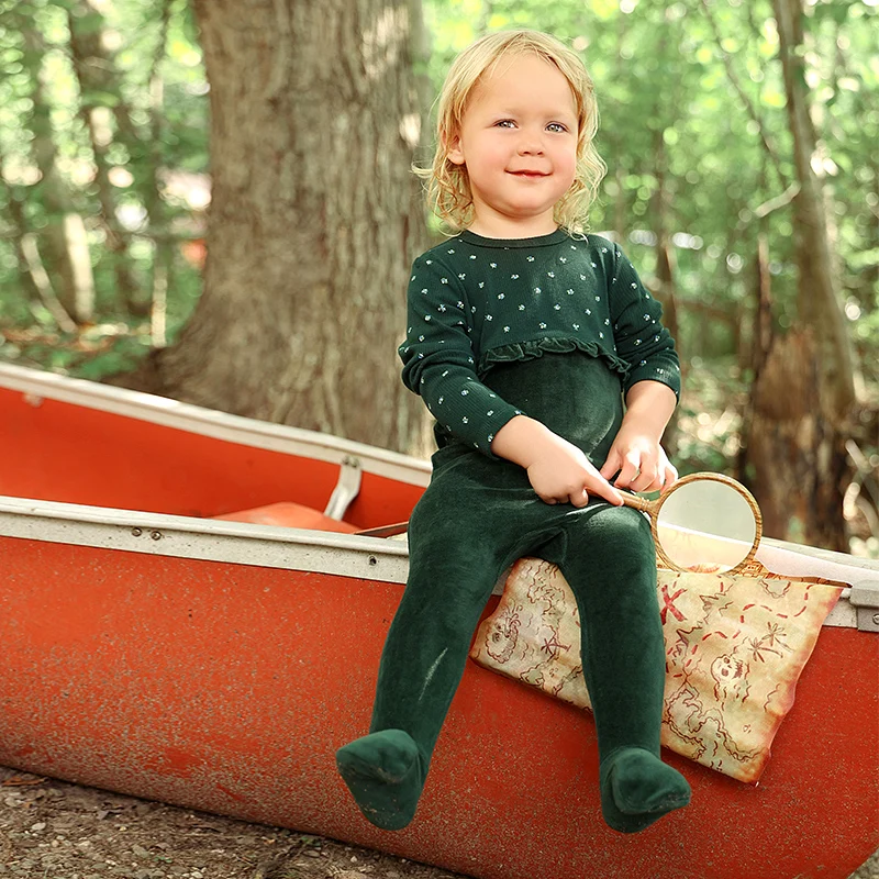 Velour Baby Romper Set 6