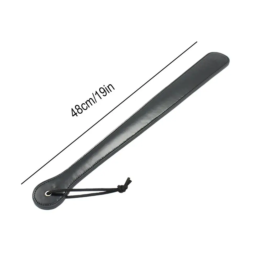 Equestrian Whip PU Leather Paddle Spanking Paddle Slapper Whip Horse Training Spanking Whip Multifunctional Equestrian Equipments