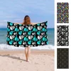 Gothic Horror Skull Death Towel Microfiber Beach Towel Absorbent Quick dry Soft Yoga Swimming Resort Mountain Climbing Towel 1