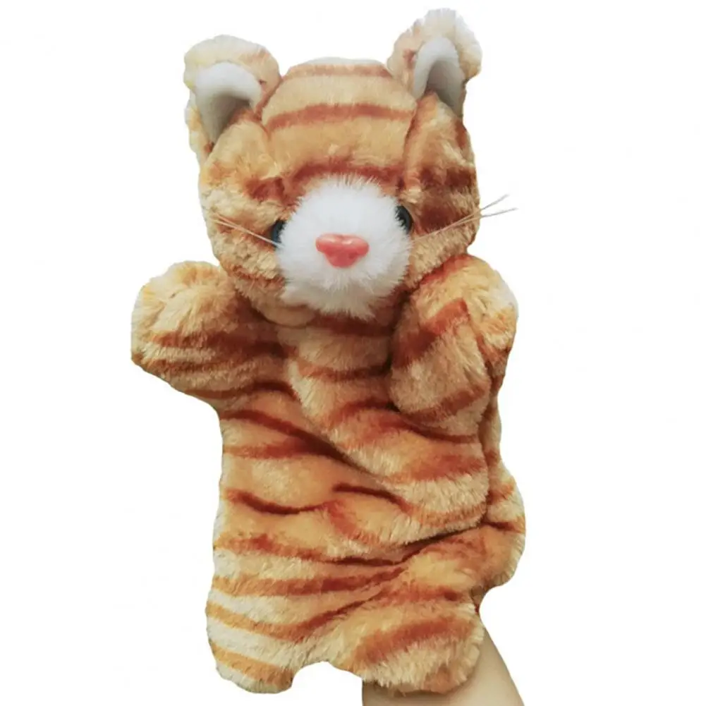 

Hand Puppet 25cm Kitten Hand Puppet Plush Toy for Children Cartoon Cat Pretend Storytelling Doll Parent-child Game Doll Cute Toy