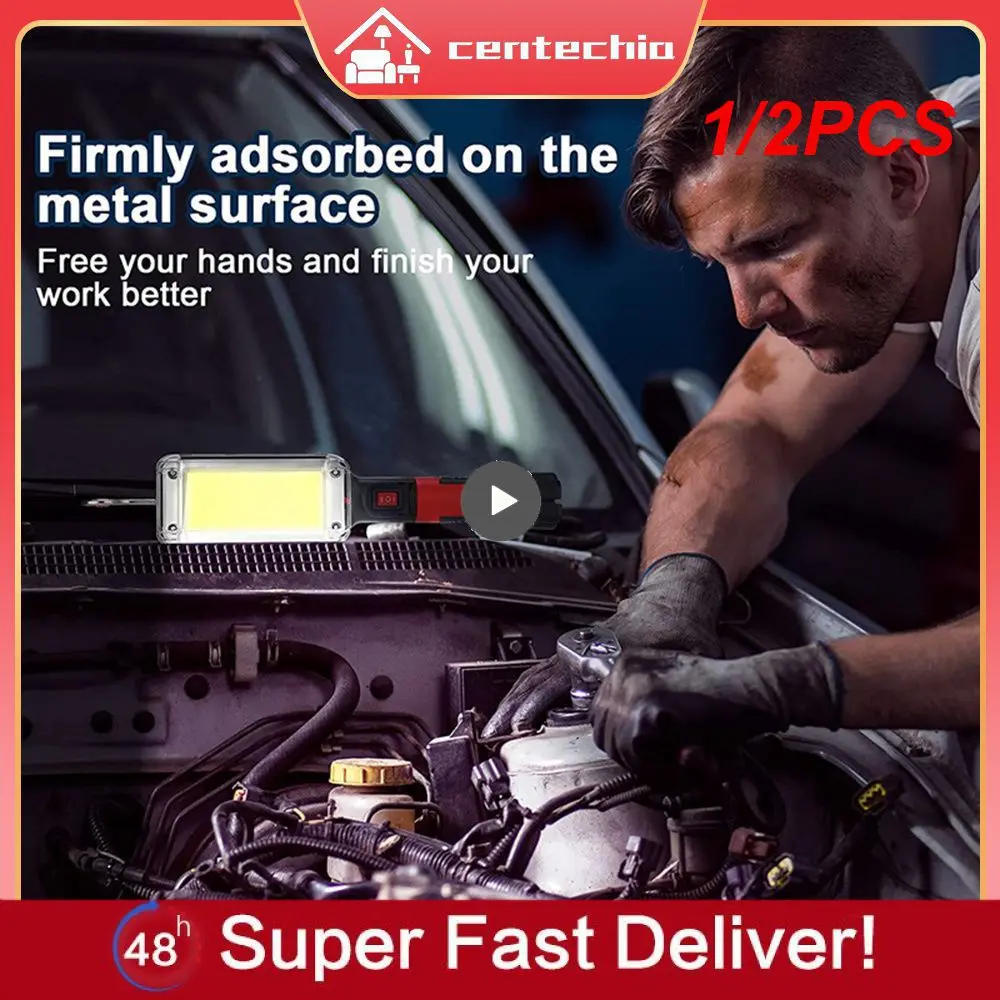 

1/2 шт., портативная Магнитная Подвесная лампа