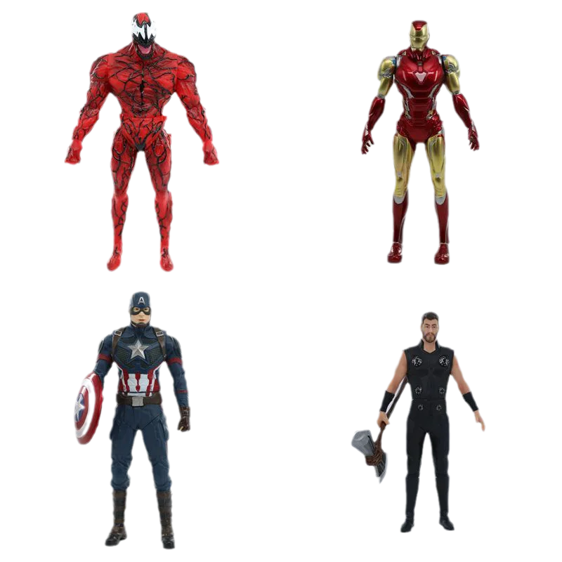 

1/7 Disney Marvel Legends Avengers Action Figure Iron Man Thor Massacre Captain America Figma Movie Model Collection Toys Gift