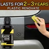 Car Plastic Restorer - Crystal Clear Coating for Exterior & Interior, Fade and Oxidation Repair, Enhances Shine, Suitable 2