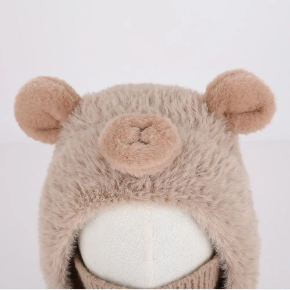 Warm Knitted Kids Bear Hat Winter Season