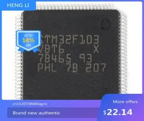 

100% NEW Free shipping STM32F103VBT6 STM32F103VBT6TR STM32F103VBT ARM-MCU