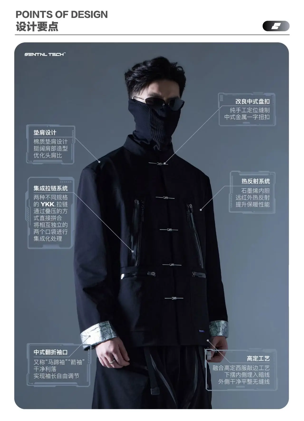 Silenstorm 25aw Functional tang suit jacket multipocket honeycomb inner material techwear aesthetic chinese style -