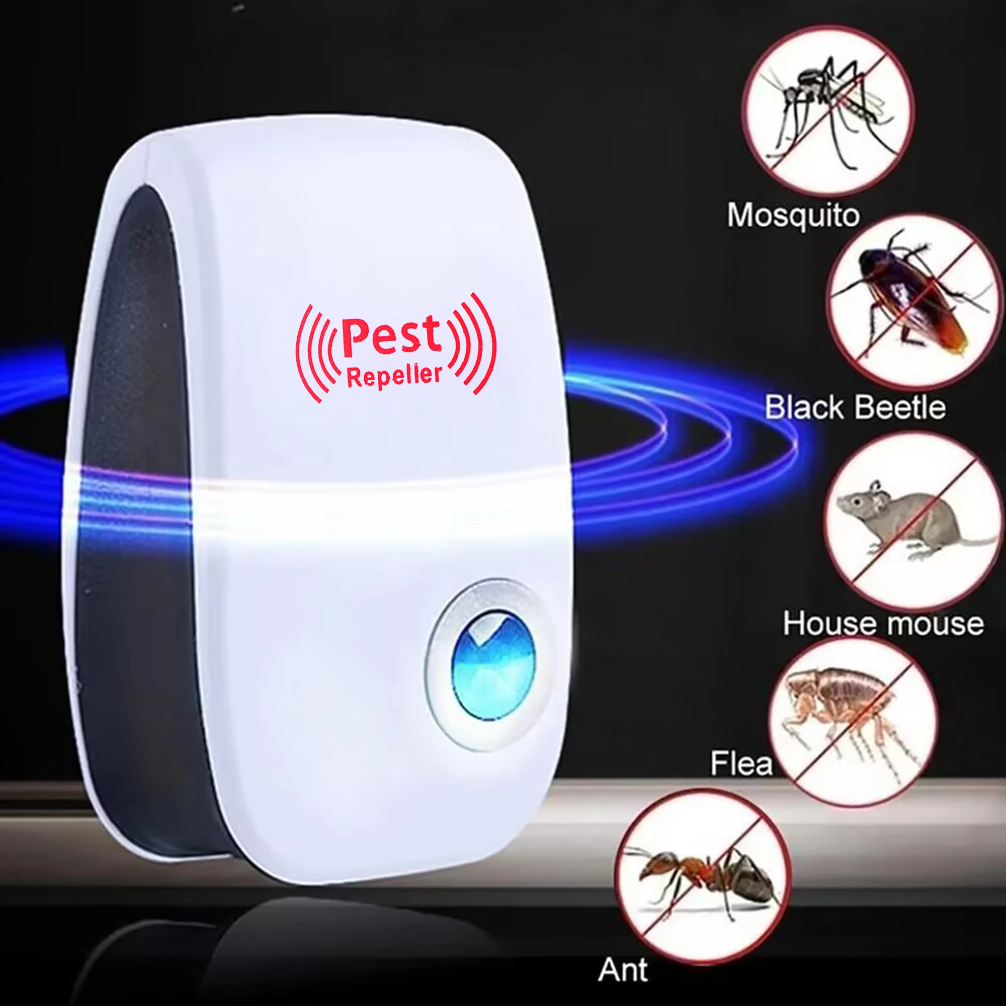 Ultrasonic Electronic Pest Repeller for Home