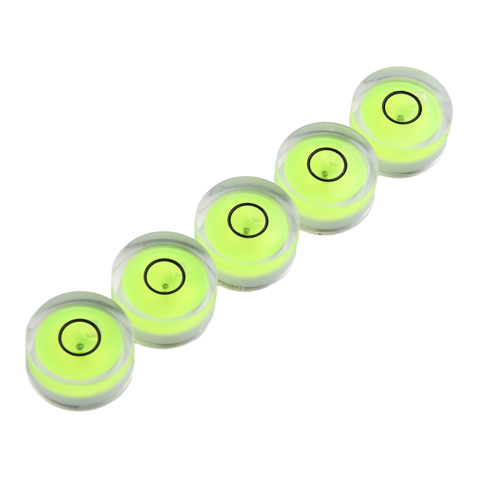 5pcs Mini Round Accuracy Bubble Level Bullseye Instrument Horizontal Precision Bubble Level Measuring Tool