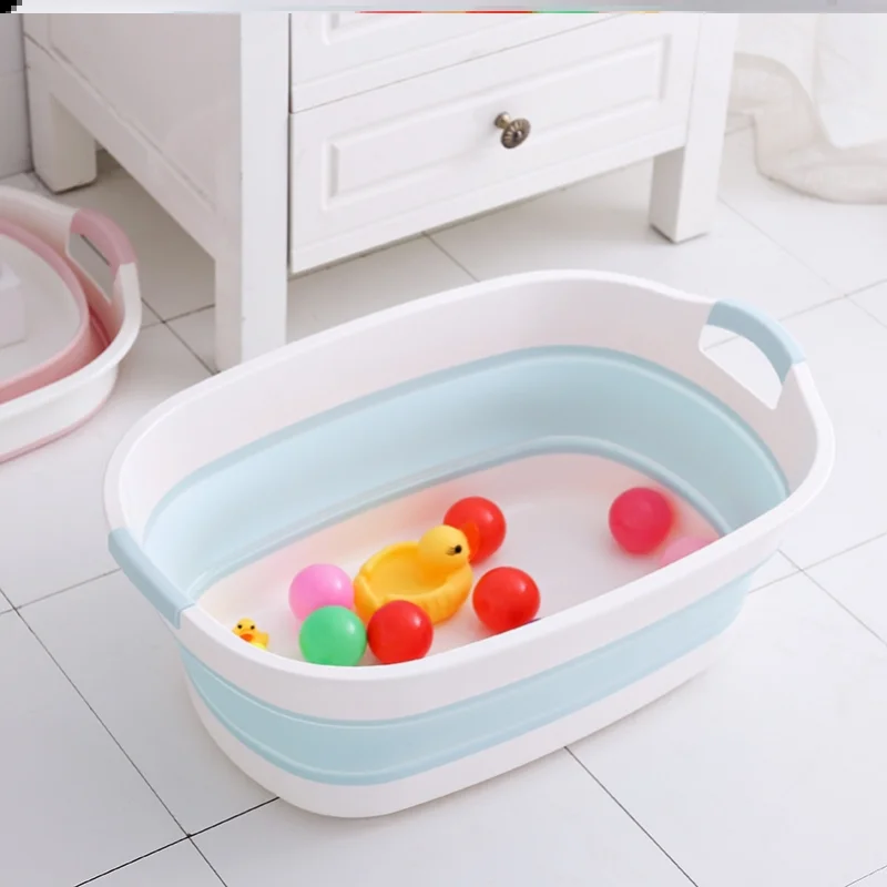 Secchio Vasca Da Bagno All'Aperto Vasca Da Bagno Pieghevole In Plastica Calda Campeggio Giapponese Piscinas Grandes Para Familia Accessori Per Vasca D