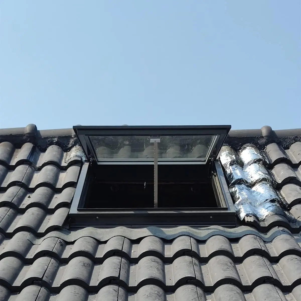 Window And Skylight Basement Daylighting Door Multi-angle Roof Viewing Aluminium Window (600mm*600mm/23.62inch*23.62i