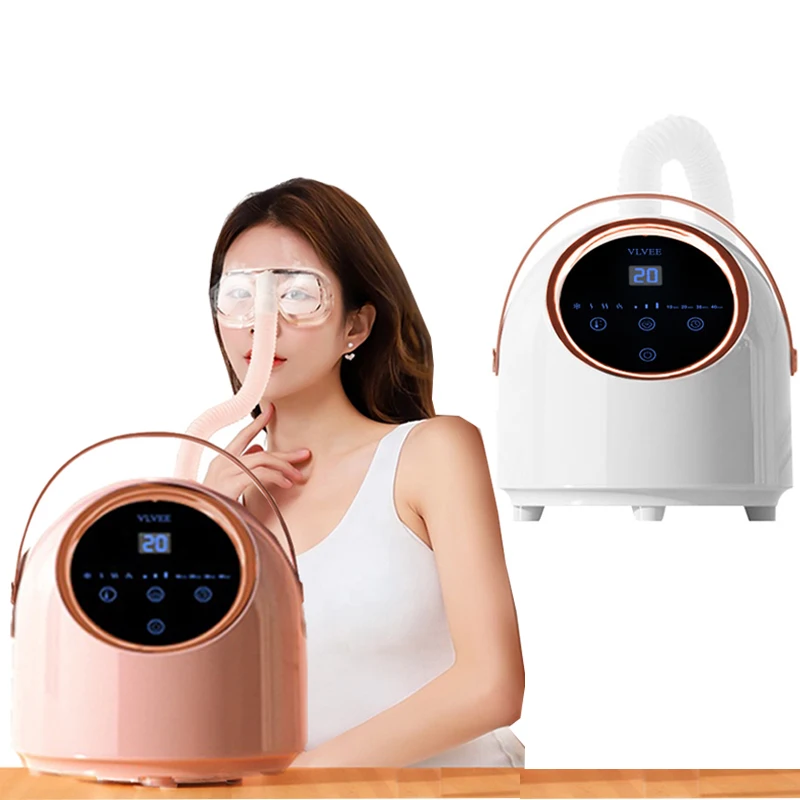 Hot Cold Nano Eye Mist Sprayer Electric Eye Steamer With Warm Compress Moist Relief Dry Eyes Fatigue Protection SPA Instrument