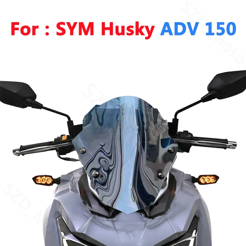 

For SYM Husky ADV150 ADV 150 150ADV 150 ADV Motorcycle Windshield Windscreens Wind Deflectors Viser Visor Front Screen Black