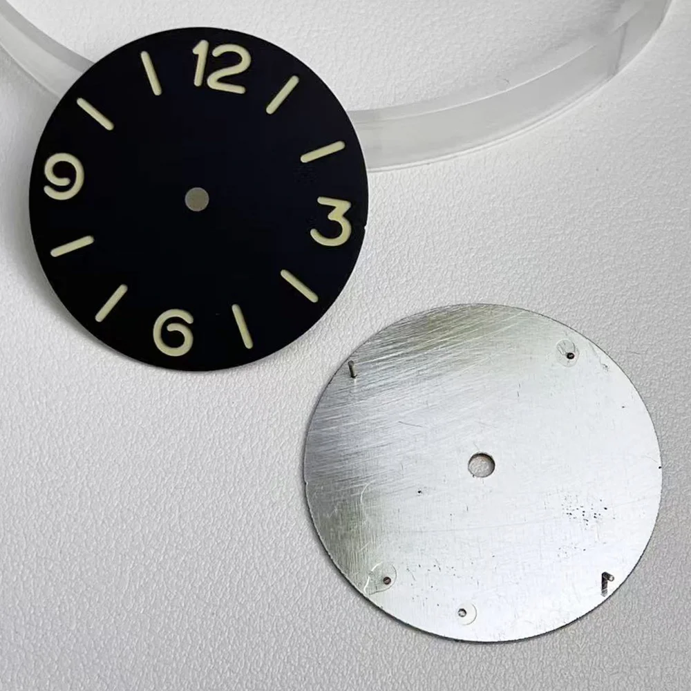 Retro Arabic Numerals Men's Watch Dial - 38.7mm