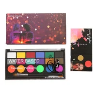 18 Colors Halloween Cosmetics Body Paint Pigment Face Paint Makeup Children Face Paint Drama Water-Based Make Up Festival 1