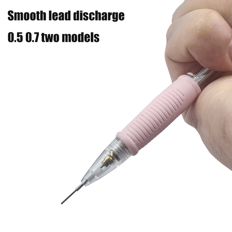 Kawaii Shake Mechanical Pencil with Eraser 0.5 0.7mm HB Lead Core School Office Sketching Painting Writing Stationery Supplies 4