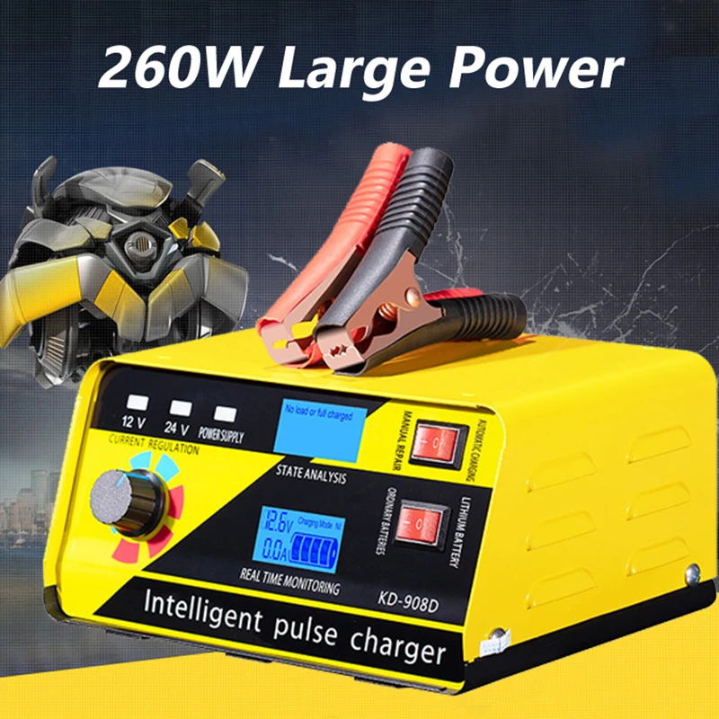 UniversalCarBatteryCharge1224V20ADeviceSUVTruckBoatCar