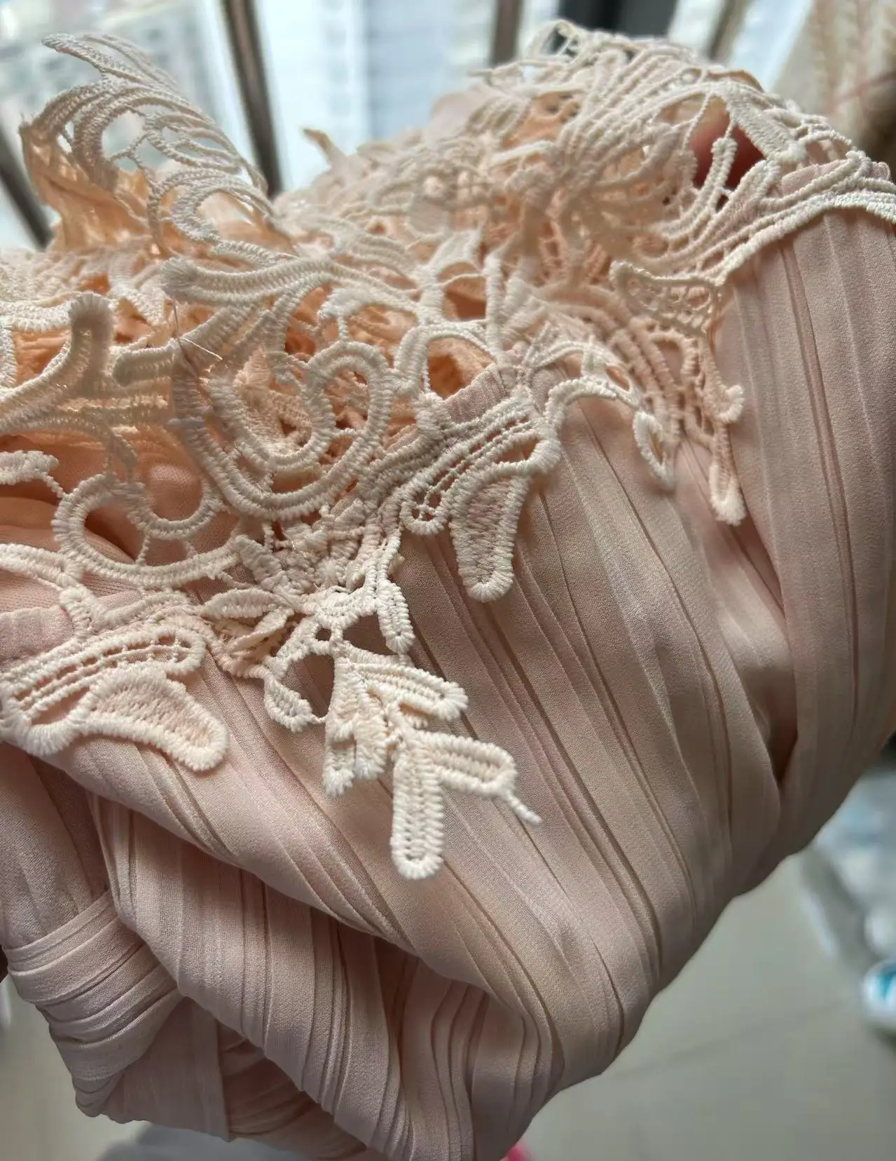 apricot dress