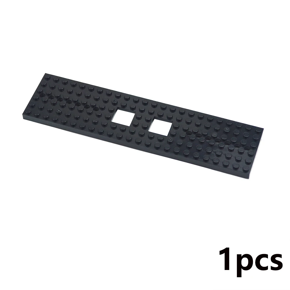 Building Blocks Parts 92339 87058 Train BasePlate 6x28 6x24 Dots Car Truck Bottom Plate Assembles Bricks Toys