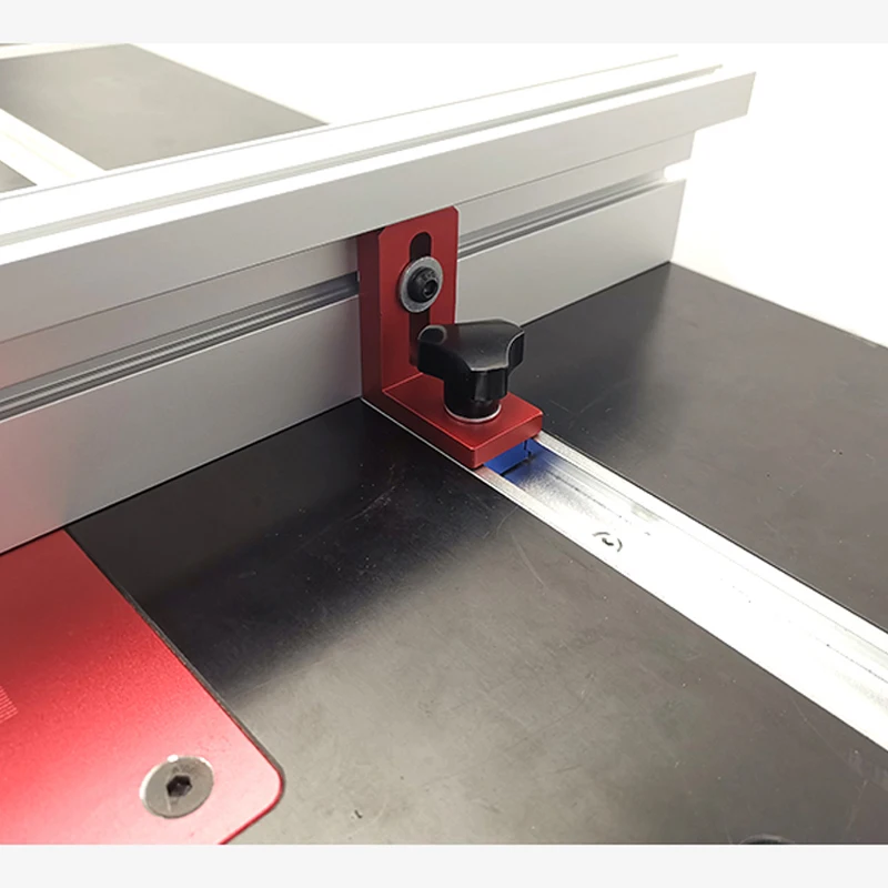 Woodworking T-track Stop T-Slot Limiter Aluminium Miter Track Miter Gauge Fence Connector Carpenter DIY Workbench Tools