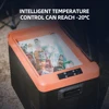Outdoor Refrigeration Refrigerator Dual Use in Car and Home 30L Portable Refrigerator Compressor Cooling Freezer Camping 3