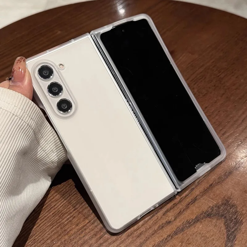 Ultra Thin Slim Matte Shockproof Semi-Transparent Folding Case