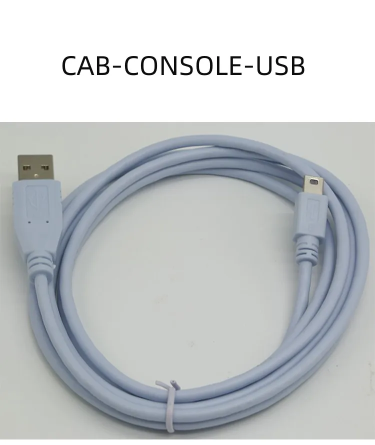 thumbnail image 2 of USB 2.0 Console Cable For Cisco A-Male To Mini-B Cord - 6 Feet (1.8 Meters 2 of 10