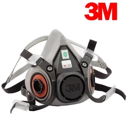 Advanced Half Face Respirator Mask for Spray Paint, Organic Gas, Dust, and Formaldehyde Protection (6200 main body)