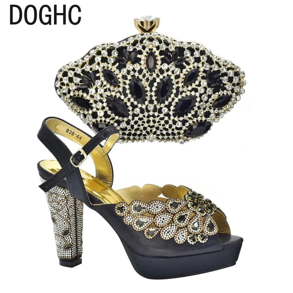

Matching Shoes and Bag Set for Party Wedding Shoes Bride Italian Shoe and Bag Set for Party In Women Luxury Shoes Women Designer