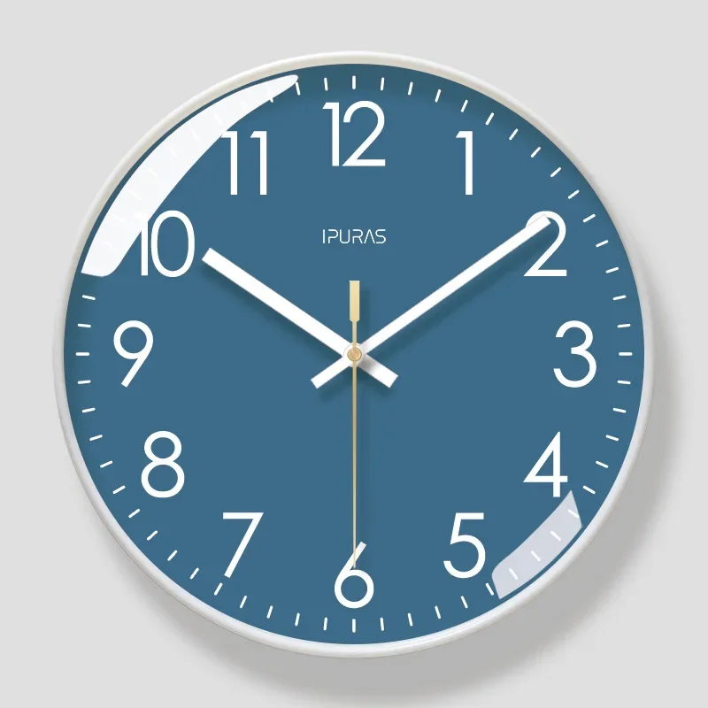 2024 Wall Clock Modern Design Bedroom Living Room Wall Watch Display Calendar Home Silent Sweep Second Fashion Wall Quartz Clock - 5