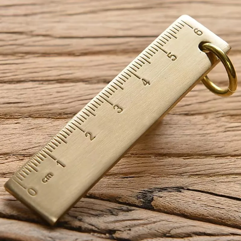 Vintage Brass Measuring Tool Set - Stylish Rulers & Protractor